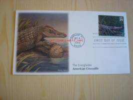 The Everglades, 2006, USA, ensipäiväkuori, FDC, hieno. Katso myös muut kohteeni, mm. noin 1 200 erilaista amerikkalaista ensipäiväkuorta 1920-luvulta 2000-luvulle.