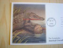 The Everglades, 2006, USA, ensipäiväkuori, FDC, hieno. Katso myös muut kohteeni, mm. noin 1 200 erilaista amerikkalaista ensipäiväkuorta 1920-luvulta 2000-luvulle.