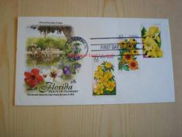 La Florida, Place of Flowers, 2013, USA, ensipäiväkuori, FDC, hieno. Katso myös muut kohteeni, mm. noin 1 200 erilaista amerikkalaista ensipäiväkuorta