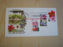 La Florida, Place of Flowers, 2013, USA, ensipäiväkuori, FDC, hieno. Katso myös muut kohteeni, mm. noin 1 200 erilaista amerikkalaista ensipäiväkuorta