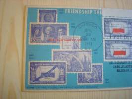2. maailmansota, WWII, miehitetety valtiot: Puola, 1943, USA, ensipäiväkuori, FDC, hieno ja harvinainen, minulla on sama kuori myös yhdellä ja kahdella