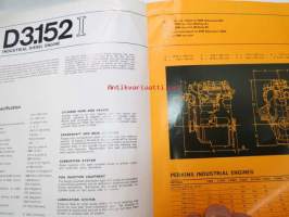 Perkins D3.152I Industrial Diesel engine 47 bhp at 2500 rev/min brochure -myyntiesite, teollisuusmoottori
