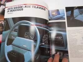 Mazda 323 Hatchback / Saloon 1983 -myyntiesite / sales brochure