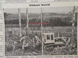 Koneviesti 1969 nr 18, sis. mm. seur. artikkelit / kuvat / mainokset; McCormick 634, Juolavehnän torjuntaKotimaisen Valmet traktoritehtaan avajaisjuhla,