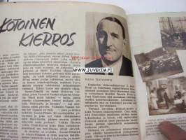 Elokuva-Aitta 1949 nr 22, elokuva Maria Candelaria, esittelyssä Orpopojan valssi, elokuvan sirkusromantiikkaa, koko sivun mainos Katupeilin takana, kumpi parempi