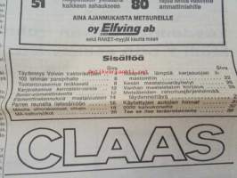 Koneviesti 1974 nr 11, sis. mm. seur. artikkelit / kuvat / mainokset; Täydennys Volvon Traktorisarjaan Malli T 500, 103 Lehmän parsipihatto,