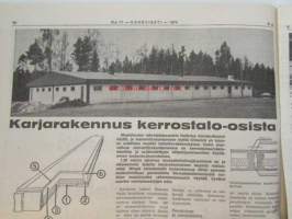 Koneviesti 1974 nr 11, sis. mm. seur. artikkelit / kuvat / mainokset; Täydennys Volvon Traktorisarjaan Malli T 500, 103 Lehmän parsipihatto,