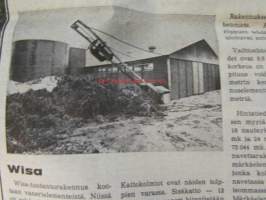 Koneviesti 1974 nr 11, sis. mm. seur. artikkelit / kuvat / mainokset; Täydennys Volvon Traktorisarjaan Malli T 500, 103 Lehmän parsipihatto,