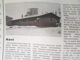 Koneviesti 1974 nr 11, sis. mm. seur. artikkelit / kuvat / mainokset; Täydennys Volvon Traktorisarjaan Malli T 500, 103 Lehmän parsipihatto,