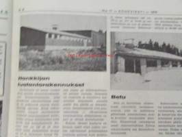 Koneviesti 1974 nr 11, sis. mm. seur. artikkelit / kuvat / mainokset; Täydennys Volvon Traktorisarjaan Malli T 500, 103 Lehmän parsipihatto,
