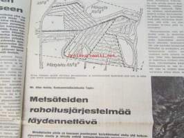 Koneviesti 1974 nr 11, sis. mm. seur. artikkelit / kuvat / mainokset; Täydennys Volvon Traktorisarjaan Malli T 500, 103 Lehmän parsipihatto,