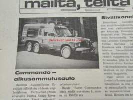 Koneviesti 1974 nr 11, sis. mm. seur. artikkelit / kuvat / mainokset; Täydennys Volvon Traktorisarjaan Malli T 500, 103 Lehmän parsipihatto,