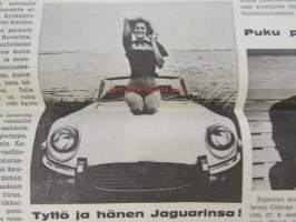 Koneviesti 1974 nr 11, sis. mm. seur. artikkelit / kuvat / mainokset; Täydennys Volvon Traktorisarjaan Malli T 500, 103 Lehmän parsipihatto,