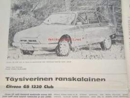 Koneviesti 1974 nr 3, sis. mm. seur. artikkelit / kuvat / mainokset; Salaojitus tehokkaan viljelyn perusta, RAI maatalousnäyttely 1974, Kokeilussa Homelite 350,