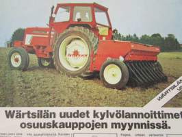 Koneviesti 1974 nr 3, sis. mm. seur. artikkelit / kuvat / mainokset; Salaojitus tehokkaan viljelyn perusta, RAI maatalousnäyttely 1974, Kokeilussa Homelite 350,