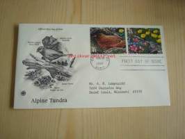 5 erilaista Alpine Tundra eläinaihesta ensipäiväkuorta, 2007, USA, FDC, 10 erilaista postimerkkiä. Katso myös muut kohteeni, mm. noin 1 200 erilaista