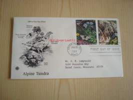 5 erilaista Alpine Tundra eläinaihesta ensipäiväkuorta, 2007, USA, FDC, 10 erilaista postimerkkiä. Katso myös muut kohteeni, mm. noin 1 200 erilaista