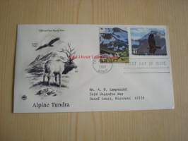 5 erilaista Alpine Tundra eläinaihesta ensipäiväkuorta, 2007, USA, FDC, 10 erilaista postimerkkiä. Katso myös muut kohteeni, mm. noin 1 200 erilaista