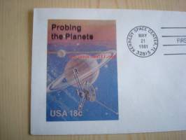 Probing the Planets, 1981, USA, ensipäiväkuori, FDC. Katso myös muut kohteeni, mm. noin 1 200 erilaista amerikkalaista ensipäiväkuorta 1920-luvulta 2000-luvulle.