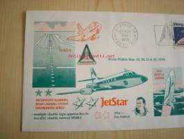 NASA JetStar, 1978, USA, ensipäiväkuori, FDC. Katso myös muut kohteeni, mm. noin 1 200 erilaista amerikkalaista ensipäiväkuorta 1920-luvulta 2000-luvulle.