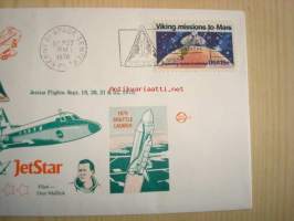 NASA JetStar, 1978, USA, ensipäiväkuori, FDC. Katso myös muut kohteeni, mm. noin 1 200 erilaista amerikkalaista ensipäiväkuorta 1920-luvulta 2000-luvulle.