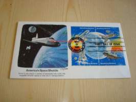 American Space Shuttle, 1981, USA, ensipäiväkuori, FDC. Katso myös muut kohteeni, mm. noin 1 200 erilaista amerikkalaista ensipäiväkuorta 1920-luvulta 2000-luvulle.