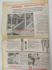 Koneviesti 1973 nr 1, sis. mm. seur. artikkelit / kuvat / mainokset;Esittelyssä Valmet 702 traktori, Lame-kylmäilmakuivuri, Vaihtoehtona pakettikuivuri, Testissä