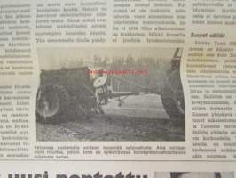 Koneviesti 1973 nr 15, sis. mm. seur. artikkelit / kuvat / mainokset; TUME HKL-300, Tive Treton- Kylvöjet, Bobcat - Navetan työmuurahainen, Norjalainen Tilatankki