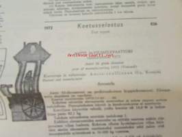 Koneviesti 1973 nr 15, sis. mm. seur. artikkelit / kuvat / mainokset; TUME HKL-300, Tive Treton- Kylvöjet, Bobcat - Navetan työmuurahainen, Norjalainen Tilatankki