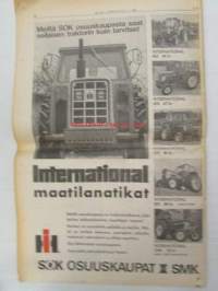 Koneviesti 1973 nr 15, sis. mm. seur. artikkelit / kuvat / mainokset; TUME HKL-300, Tive Treton- Kylvöjet, Bobcat - Navetan työmuurahainen, Norjalainen Tilatankki