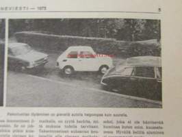Koneviesti 1973 nr 18, sis. mm. seur. artikkelit / kuvat / mainokset; Fiat 126 - Todellinen pikkuauto, Multausvaunu pelolla - Saparo-vaunu - Tive-Lietevaunu -