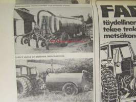 Koneviesti 1973 nr 18, sis. mm. seur. artikkelit / kuvat / mainokset; Fiat 126 - Todellinen pikkuauto, Multausvaunu pelolla - Saparo-vaunu - Tive-Lietevaunu -
