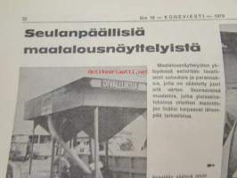 Koneviesti 1973 nr 18, sis. mm. seur. artikkelit / kuvat / mainokset; Fiat 126 - Todellinen pikkuauto, Multausvaunu pelolla - Saparo-vaunu - Tive-Lietevaunu -