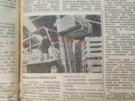 Koneviesti 1973 nr 18, sis. mm. seur. artikkelit / kuvat / mainokset; Fiat 126 - Todellinen pikkuauto, Multausvaunu pelolla - Saparo-vaunu - Tive-Lietevaunu -