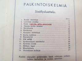 Fazer 1951 suuri iskelmäkilpailu -Palkintoiskelmiä -nuottijulkaisu