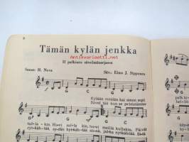 Fazer 1951 suuri iskelmäkilpailu -Palkintoiskelmiä -nuottijulkaisu