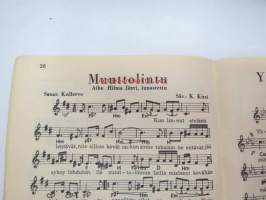 Fazer 1951 suuri iskelmäkilpailu -Palkintoiskelmiä -nuottijulkaisu