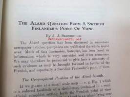 The Aland Question from a swedish Finlander´s point of view