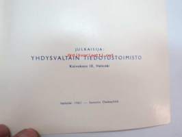 Amerikka tänään - Yhdysvaltian tiedotustoimisto 1962 propagandajulkaisu
