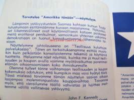 Amerikka tänään - Amerika i dag (Teollisuus kuluttajan palveluksessa) - Helsinki Messuhalli 1961 -näyttelyjulkaisu