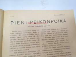 Pääskynen 1933 nr 4, sis. m. artikkelin &quot;Ihanahäntäinen koira matkusti Viroon&quot; -lastenlehti / children´s magazine