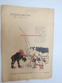 Pääskynen 1933 nr 4, sis. m. artikkelin &quot;Ihanahäntäinen koira matkusti Viroon&quot; -lastenlehti / children´s magazine