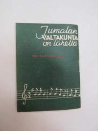 Kokouslauluja -herätyskokouksissa käytetty laulukirja -religious songs and hymns