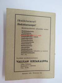 Shakkimuistio - sääntöjä, ohjeita, pelikirjauksia -chess guide
