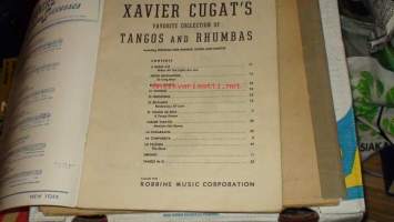 Xavier Cugat&#039;s favorite collection of tangos and rumbas: La Cumparsita ym  nuotit