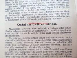 Suomen Maanviljelijäin Kauppa Oy - Asiamiesopas (vain asiamiehiä itseään varten) -agent´s guide (in selling farm equipment)