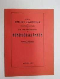 Korta råd och anvisningar för praktiska lantmän vid val och användande af konstgödselämnen -guide to fertilizer use