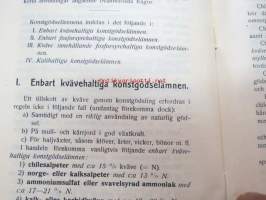 Korta råd och anvisningar för praktiska lantmän vid val och användande af konstgödselämnen -guide to fertilizer use