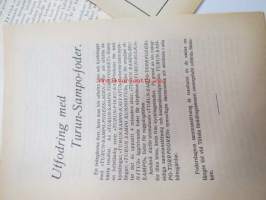 Kanaloille rehuja, ruokintavälineitä, hoitovälineitä, hautomakoneita, keinoemoja - Oy Turun Muna - Hinnasto nr 11 1929 kananrehujen ja  ja kanatalouden