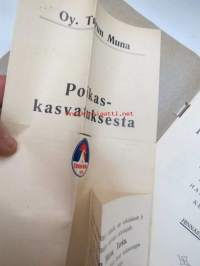 Kanaloille rehuja, ruokintavälineitä, hoitovälineitä, hautomakoneita, keinoemoja - Oy Turun Muna - Hinnasto nr 11 1929 kananrehujen ja  ja kanatalouden